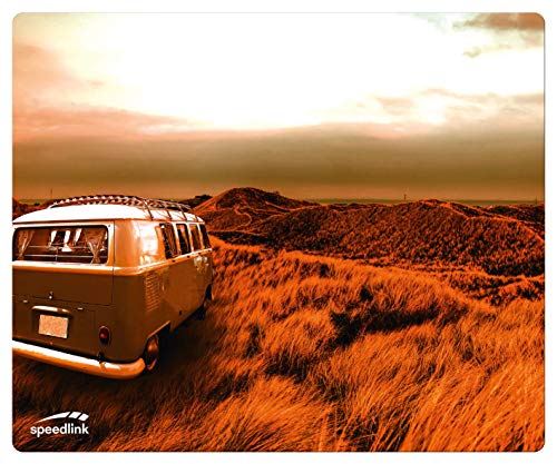 Speedlink SILK Mousepad - Mauspad mit weicher Textiloberfläche und antistatischer Wirkung, Maße: 23 x 19 x 0,2 cm, Bus von Speedlink