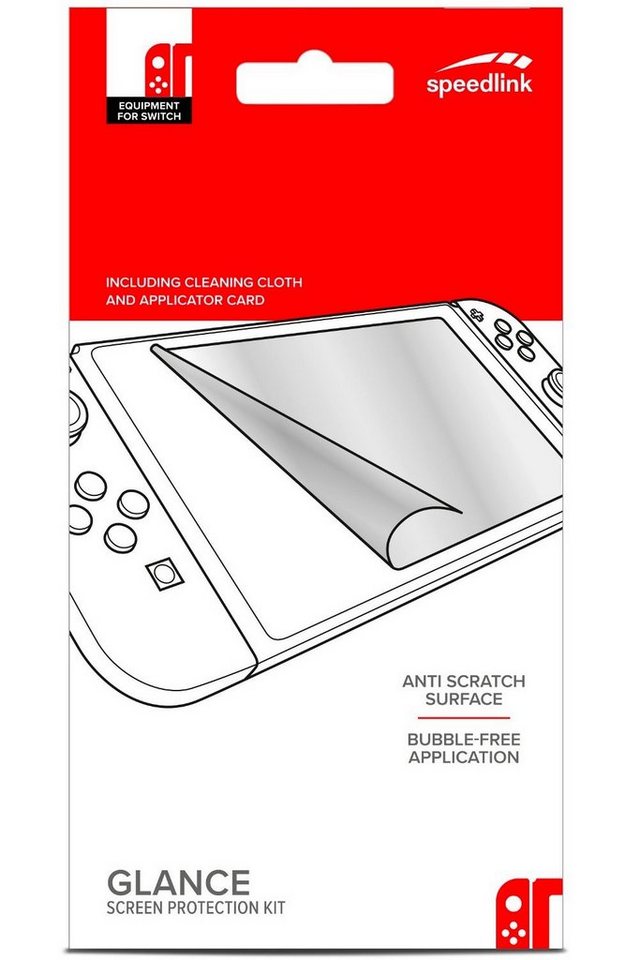 Speedlink Schutzfolie Display-Schutzfolie Schutz-Folie Display-Folie, für Nintendo Switch Konsole Screen Protector, Anti-Kratz von Speedlink