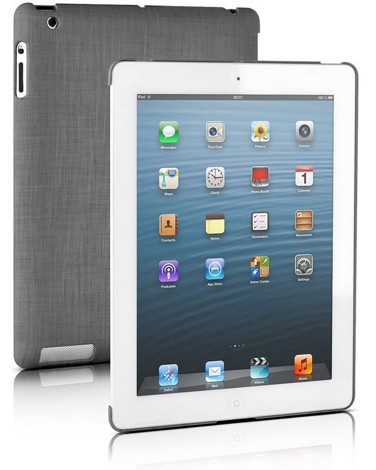 Speedlink Tablet-Hülle Cover Schutz-Hülle Smart Case Tasche Grau, Hard-Case passend für Apple iPad 4/G 3/G 2/G, Zugriff auf alle Tasten von Speedlink