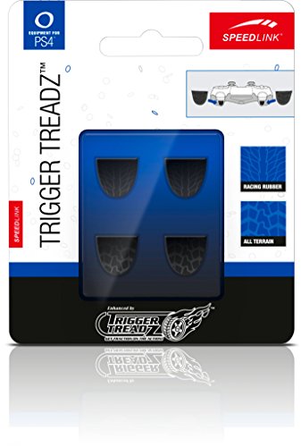 Speedlink Trigger Treadz selbsthaftende Aufsätze für Schultertasten des Playstation 4/PS4 Gamepad (verbessert die Kontrolle und verhindert Abrutschen) von Speedlink