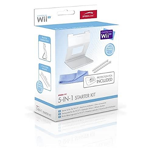 Speedlink Zubehörset für Wii U - 5-IN-1 STARTER KIT - Comfort Fünfteiliges Zubehörpaket - weiß von Speedlink