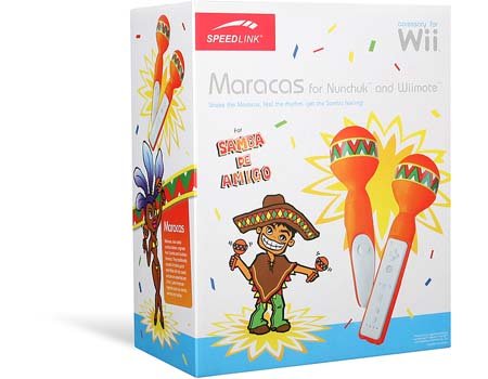 Wii - Maracas für Nunchuk & Wii Remote von Speedlink