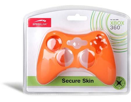 Xbox 360 - Secure Skin, orange von Speedlink