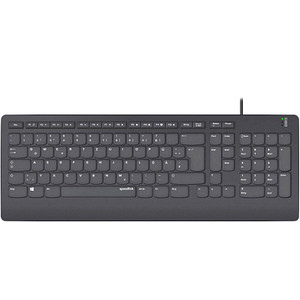 speedlink HI-GENIC Tastatur kabelgebunden schwarz speedlink HI-GENIC Tastatur kabelgebunden schwarz von Speedlink