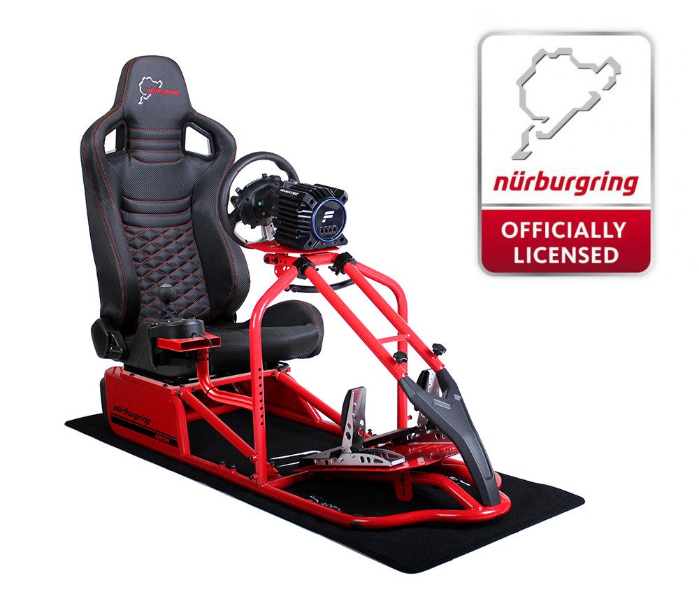 Speedmaster Speedmaster Pro Racing-Seat Rot - Nürburgring Nordschleife Edition Gaming-Controller Speedmaster Speedmaster Pro Racing-Seat Rot - Nürburgring Nordschleife Edition Gaming-Controller von Speedmaster