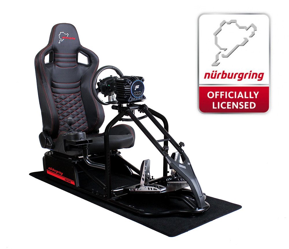 Speedmaster Speedmaster Pro Racing-Seat Schwarz - Nürburgring Nordschleife Edition Gaming-Controller Speedmaster Speedmaster Pro Racing-Seat Schwarz - Nürburgring Nordschleife Edition Gaming-Controller von Speedmaster