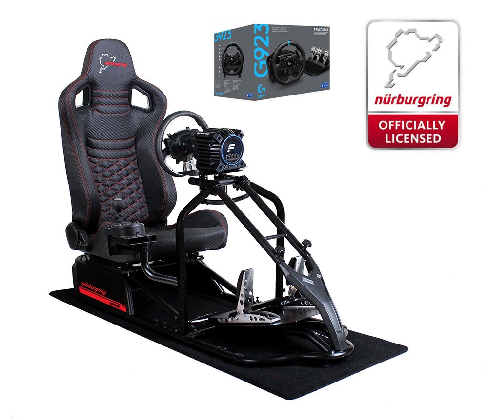 Speedmaster Speedmaster Pro Schwarz - Nürburgring Edition - Logitech G923 Bundle Gaming-Controller von Speedmaster