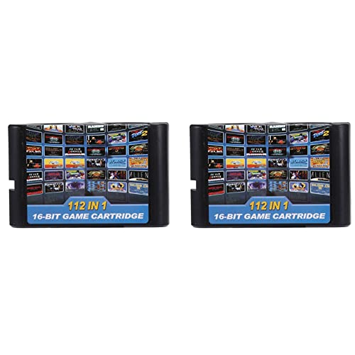 Speesy 2X 112 Im 1 Spiel Kassette 16 Bit Spiel Kassette für Megadrive Spiel Kassette für PAL und NTSC von SPeesy