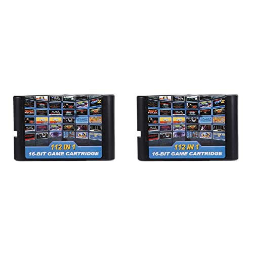 Speesy 4X 112 Im 1 Spiel Kassette 16 Bit Spiel Kassette für Megadrive Spiel Kassette für PAL und NTSC von SPeesy