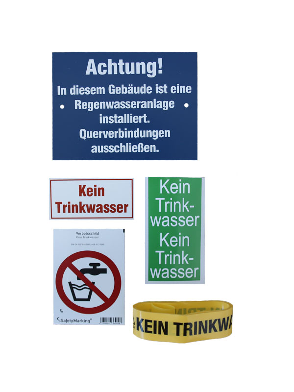Speidel Beschriftungsset Hinweise Kein Trinkwasser Speidel Beschriftungsset Hinweise Kein Trinkwasser von Speidel