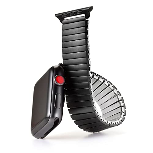 Speidel Twist-O-Flex Erweiterungsband in IP-Schwarz, kompatibel mit der 42/44/45 3Apple Watch Serie 1, 2, 3, 4, 5, 6, 7, 8, 9 Zoll, Größe 4 Speidel Twist-O-Flex Erweiterungsband in IP-Schwarz, kompatibel mit der 42/44/45 3Apple Watch Serie 1, 2, 3, 4, 5, 6, 7, 8, 9 Zoll, Größe 4 von Speidel