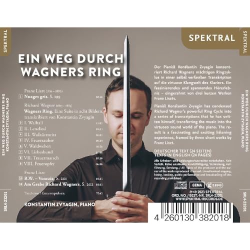 Franz Liszt/Richard Wagner: Ein Weg durch Wagners Ring von Spektral (Note 1 Musikvertrieb)