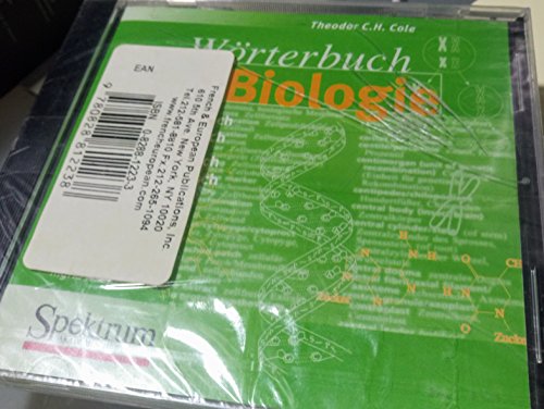 Wörterbuch der Biologie (CD-ROM): Englisch - Deutsch, Deutsch - Englisch von Spektrum Akademischer Verlag