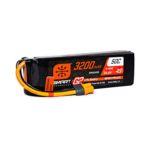 14.8V 3200mAh 4S 50C Smart G2 LiPo Battery: IC3 14.8V 3200mAh 4S 50C Smart G2 LiPo Battery: IC3 von Spektrum