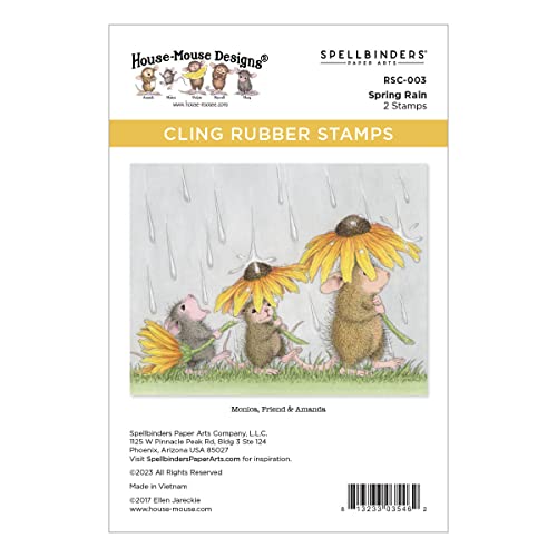 Spellbinders Gummistempel aus der Frühlingskollektion von House-Mouse Designs, Rot, 1 Stück von Spellbinders