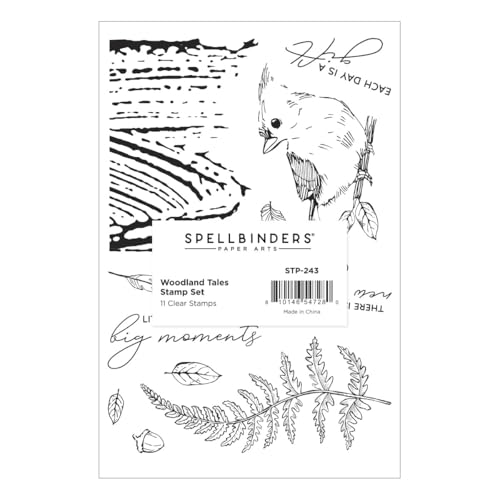Spellbinders Woodland Tales Sentiments Stempel-Set aus der Woodland Tales Collection, Woodlands von Spellbinders