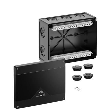 Abox Pro 250-25²/sw  - Abzweigkasten IP66, max. 25qm Abox Pro 250-25²/sw von Spelsberg