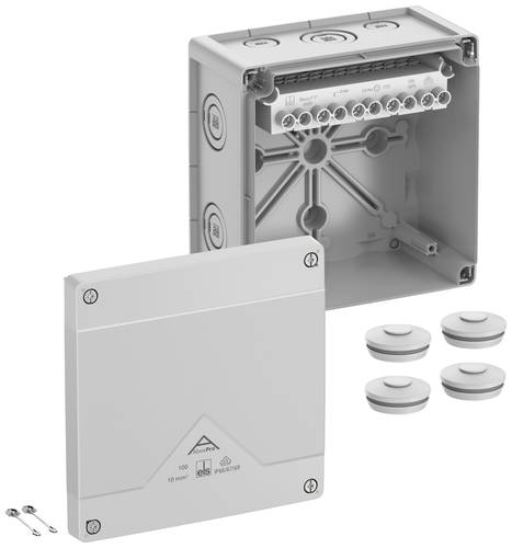 Spelsberg 41042001 Abzweigkasten (L x B x H) 152 x 152 x 85mm Grau IP66, IP67, IP69 1St. von Spelsberg