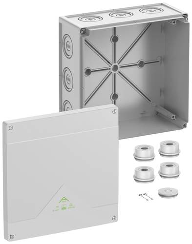 Spelsberg 83540001 Abzweigkasten (L x B x H) 252 x 252 x 120mm Grau IP55, IP66 1St. von Spelsberg
