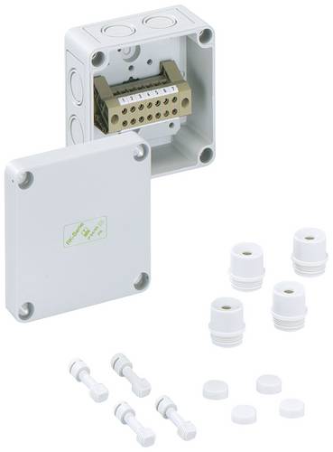 Spelsberg RKK 4/08-8x4² Reihenklemmen-Gehäuse 94 x 94 x 57 Polystyrol (EPS) Grau 1St. von Spelsberg