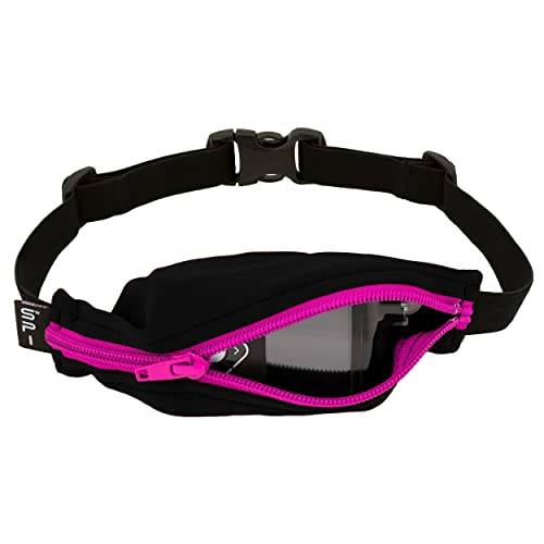 Spibelt Kinder-Gürtel: Anti-Rutsch-Gürtel mit Loch für Insulinpumpen, medizinische Geräte oder Kopfhörer, für aktive Kinder, unisex, 7BB-K001-007-PTH, Black with Hot Pink Zipper Spibelt Kinder-Gürtel: Anti-Rutsch-Gürtel mit Loch für Insulinpumpen, medizinische Geräte oder Kopfhörer, für aktive Kinder, unisex, 7BB-K001-007-PTH, Black with Hot Pink Zipper von Spibelt