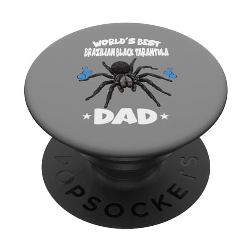 Der beste brasilianische schwarze Tarantel-Vater der Welt PopSockets Klebender PopGrip Der beste brasilianische schwarze Tarantel-Vater der Welt PopSockets Klebender PopGrip von Spider Pet