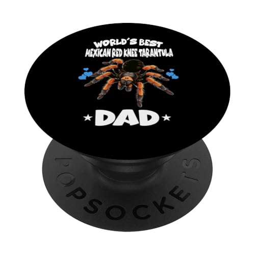 Der beste mexikanische Rotknie-Tarantel-Vater der Welt PopSockets Klebender PopGrip Der beste mexikanische Rotknie-Tarantel-Vater der Welt PopSockets Klebender PopGrip von Spider Pet