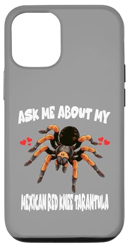 Fragen Sie mich nach meiner mexikanischen Rotknie-Tarantel Hülle für iPhone 12/12 Pro Fragen Sie mich nach meiner mexikanischen Rotknie-Tarantel Hülle für iPhone 12/12 Pro von Spider Pet