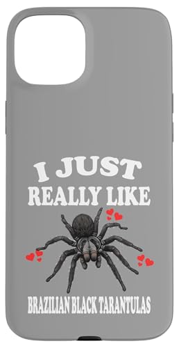 Ich mag brasilianische schwarze Vogelspinnen einfach sehr Hülle für iPhone 15 Plus Ich mag brasilianische schwarze Vogelspinnen einfach sehr Hülle für iPhone 15 Plus von Spider Pet