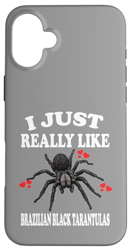 Ich mag brasilianische schwarze Vogelspinnen einfach sehr Hülle für iPhone 16 Plus Ich mag brasilianische schwarze Vogelspinnen einfach sehr Hülle für iPhone 16 Plus von Spider Pet