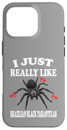 Ich mag brasilianische schwarze Vogelspinnen einfach sehr Hülle für iPhone 16 Pro von Spider Pet