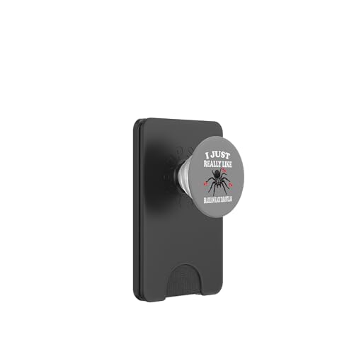 Ich mag brasilianische schwarze Vogelspinnen einfach sehr PopSockets PopWallet für MagSafe Ich mag brasilianische schwarze Vogelspinnen einfach sehr PopSockets PopWallet für MagSafe von Spider Pet