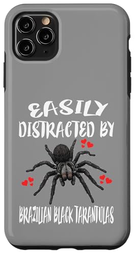 Leicht abgelenkt von brasilianischen schwarzen Vogelspinnen Hülle für iPhone 11 Pro Max Leicht abgelenkt von brasilianischen schwarzen Vogelspinnen Hülle für iPhone 11 Pro Max von Spider Pet