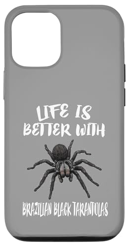 Leicht abgelenkt von brasilianischen schwarzen Vogelspinnen Hülle für iPhone 12/12 Pro Leicht abgelenkt von brasilianischen schwarzen Vogelspinnen Hülle für iPhone 12/12 Pro von Spider Pet