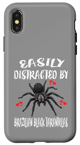 Leicht abgelenkt von brasilianischen schwarzen Vogelspinnen Hülle für iPhone X/XS Leicht abgelenkt von brasilianischen schwarzen Vogelspinnen Hülle für iPhone X/XS von Spider Pet