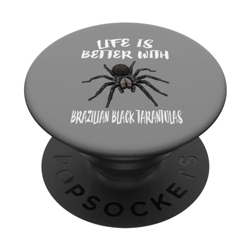 Leicht abgelenkt von brasilianischen schwarzen Vogelspinnen PopSockets Klebender PopGrip Leicht abgelenkt von brasilianischen schwarzen Vogelspinnen PopSockets Klebender PopGrip von Spider Pet