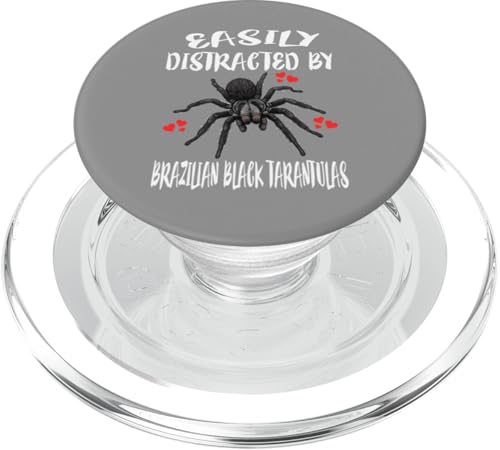 Leicht abgelenkt von brasilianischen schwarzen Vogelspinnen PopSockets PopGrip für MagSafe Leicht abgelenkt von brasilianischen schwarzen Vogelspinnen PopSockets PopGrip für MagSafe von Spider Pet
