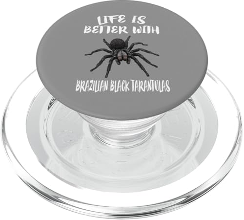 Leicht abgelenkt von brasilianischen schwarzen Vogelspinnen PopSockets PopGrip für MagSafe von Spider Pet