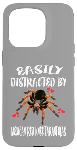 Leicht abgelenkt von mexikanischen Vogelspinnen mit rotem Knie Hülle für iPhone 15 Pro von Spider Pet