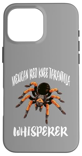 Mexikanische Vogelspinne Flüsterer mit rotem Knie Hülle für iPhone 16 Pro Max Mexikanische Vogelspinne Flüsterer mit rotem Knie Hülle für iPhone 16 Pro Max von Spider Pet