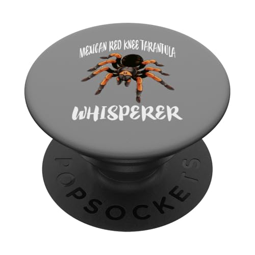 Mexikanische Vogelspinne Flüsterer mit rotem Knie PopSockets Klebender PopGrip Mexikanische Vogelspinne Flüsterer mit rotem Knie PopSockets Klebender PopGrip von Spider Pet