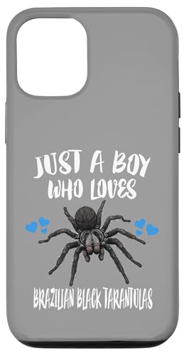 Nur ein Junge, der brasilianische schwarze Vogelspinnen liebt Hülle für iPhone 12/12 Pro Nur ein Junge, der brasilianische schwarze Vogelspinnen liebt Hülle für iPhone 12/12 Pro von Spider Pet