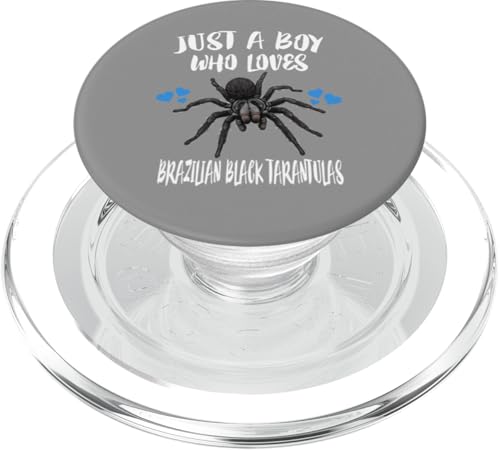 Nur ein Junge, der brasilianische schwarze Vogelspinnen liebt PopSockets PopGrip für MagSafe Nur ein Junge, der brasilianische schwarze Vogelspinnen liebt PopSockets PopGrip für MagSafe von Spider Pet