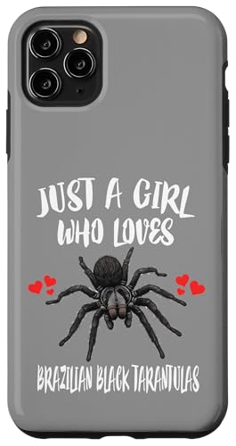 Nur ein Mädchen, das brasilianische schwarze Vogelspinnen liebt Hülle für iPhone 11 Pro Max Nur ein Mädchen, das brasilianische schwarze Vogelspinnen liebt Hülle für iPhone 11 Pro Max von Spider Pet