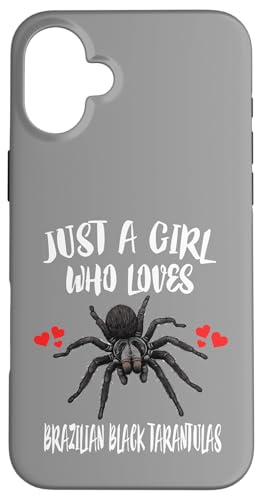 Nur ein Mädchen, das brasilianische schwarze Vogelspinnen liebt Hülle für iPhone 16 Plus Nur ein Mädchen, das brasilianische schwarze Vogelspinnen liebt Hülle für iPhone 16 Plus von Spider Pet