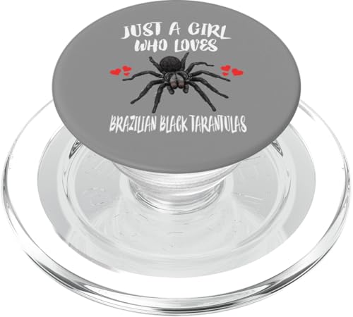 Nur ein Mädchen, das brasilianische schwarze Vogelspinnen liebt PopSockets PopGrip für MagSafe von Spider Pet