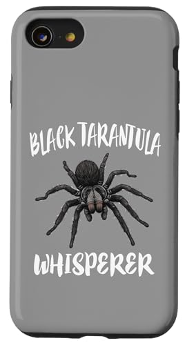 Schwarzer Vogelspinnenflüsterer Hülle für iPhone SE (2020) / 7 / 8 von Spider Pet