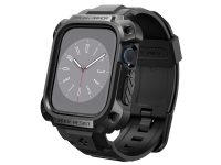 Spigen ACS05237, Hülle, Smartwatch, Schwarz, Apple, Apple Watch Series 8 / 7 (45mm), Edelstahl, Thermoplastische Polyurethane (TPU) von Spigen