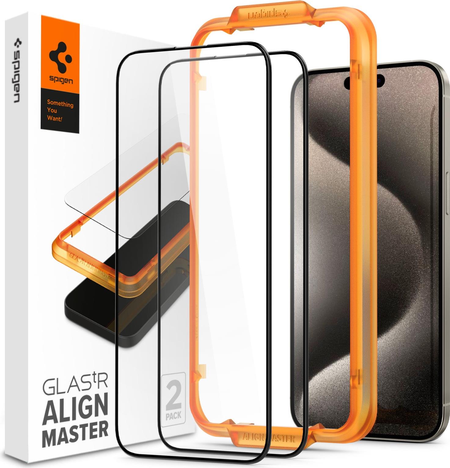 Spigen AGL06875 Display-/Rückseitenschutz für Smartphones Klare Bildschirmschutzfolie Apple 2 Stück(e) (8809896751995-AGL06875) von Spigen