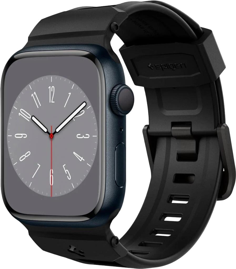 Spigen AMP02855 Intelligentes tragbares Accessoire Band Schwarz Thermoplastische Polyurethane (TPU) (8809756646461-AMP02855) von Spigen